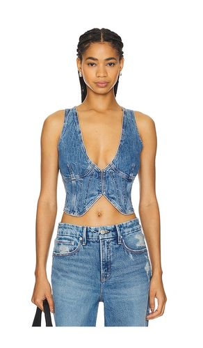 Denim Vest in Denim-Medium. - size 4X (also in 5X, M, S) - Good American - Modalova