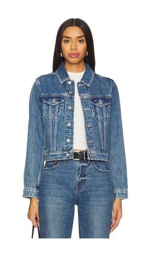 Shrunken Trucker Jacket in Denim-Medium. - size L (also in M, S, XL/1X, XS, XXL/2X, XXXL/3X, XXXXL/4X) - Good American - Modalova