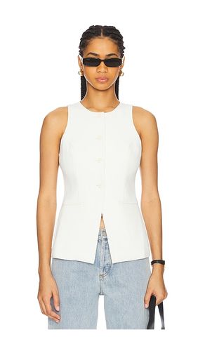Luxe Suiting Sculpted Vest in Ivory. - size L (also in M, S, XL/1X, XS, XXXL/3X) - Good American - Modalova