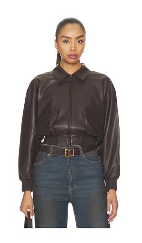 The Better Than Leather Cropped Jacket in . Size L. Also in M, S, XS - Good American - Modalova