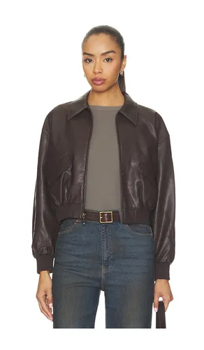 The Better Than Leather Cropped Jacket in . Size L. Also in M, S, XS - Good American - Modalova