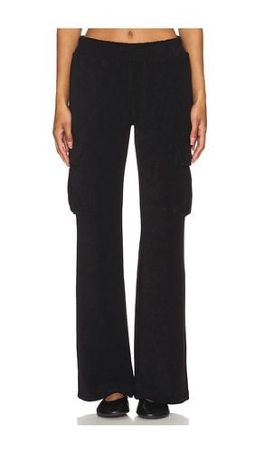 Terry Cargo Pant in Black. - size 5X (also in 4X, L, M, S) - Good American - Modalova