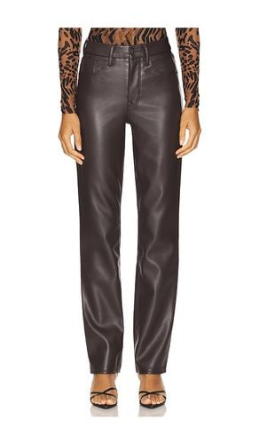 Better Than Leather Good Icon Pant in Brown. - size 0 (also in 00, 16, 18, 2, 20, 22, 24) - Good American - Modalova