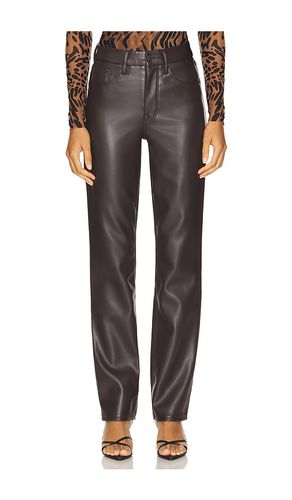 Better Than Leather Good Icon Pant in Brown. - size 0 (also in 16, 18, 2, 20, 22, 24) - Good American - Modalova