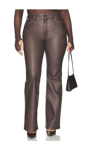 Good Classic Bootcut Faux Leather Pants in Brown. - size 0 (also in 00, 2, 22, 24, 8) - Good American - Modalova