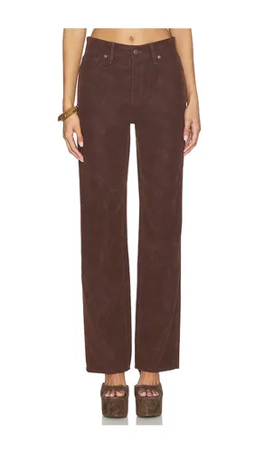 Better Than Suede Good True Straight Pants in Chocolate. - size 14 (also in 6) - Good American - Modalova