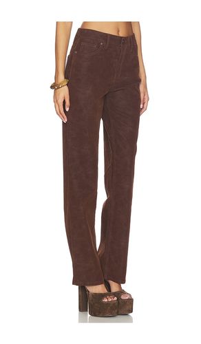 Better Than Suede Good True Straight Pants in Chocolate. - size 14 (also in 2) - Good American - Modalova