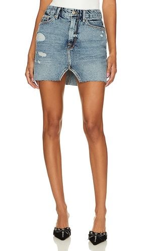 Mini Skirt With Cut Out in Denim-Medium. - size 22 (also in 24) - Good American - Modalova