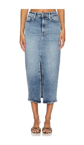 Slit Front Midi Skirt in Denim-Medium. - size 10 (also in 16, 18, 2, 20, 22, 24, 26, 28, 30, 4, 6, 8) - Good American - Modalova