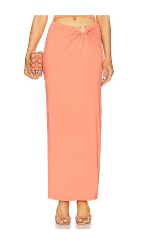Stretch Jersey Maxi Skirt in Coral. - size L (also in M, S, XS, XXL/2X, XXXL/3X, XXXXL/4X) - Good American - Modalova
