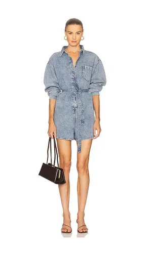 Denim Romper in Blue. - size S (also in XS) - Good American - Modalova