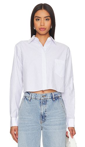 Crop Uniform Shirt in White. - size M (also in S) - Good American - Modalova