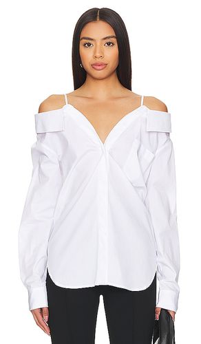 Off shoulder shirt en color blanco talla M en - White. Talla M (también en S, XL) - Good American - Modalova