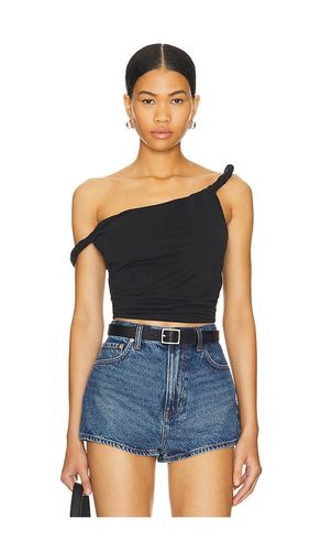 Twist tee in color black size 4X (also in 5X) - Good American - Modalova