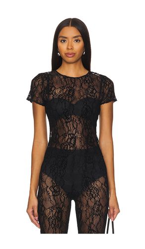 Lace Baby Shirt in Black. - size L (also in M, S, XS, XXXL/3X) - Good American - Modalova