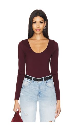 Scuba Scoop Bodysuit in Burgundy. - size L (also in M, S, XS) - Good American - Modalova