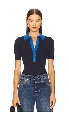 Cable Knit Bodysuit in Navy. - size L (also in M, S, XL/1X, XS, XXL/2X, XXXL/3X, XXXXL/4X) - Good American - Modalova