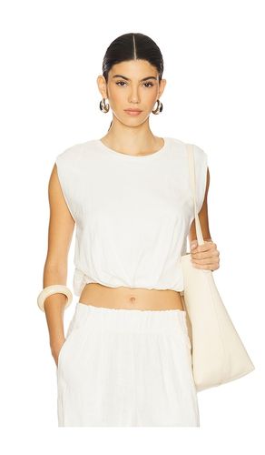 Cotton Muscle Tee in White. - size L (also in M, S, XS) - Good American - Modalova