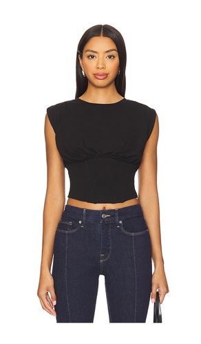 Sleeveless Corset Top in Black. - size L (also in M, S, XL/1X, XS, XXL/2X, XXXL/3X, XXXXL/4X) - Good American - Modalova