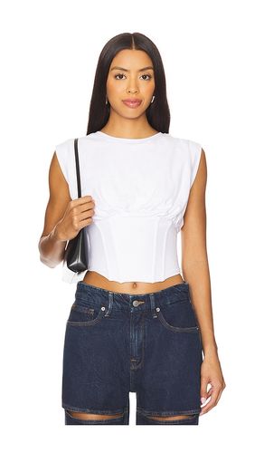 Sleeveless Corset Top in White. - size L (also in M, S, XL/1X, XS, XXL/2X, XXXL/3X, XXXXL/4X) - Good American - Modalova