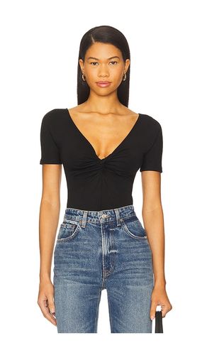 Jersey Twist Front Bodysuit in Black. - size L (also in M, S, XL/1X, XS, XXL/2X, XXXXL/4X) - Good American - Modalova