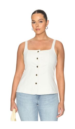 Sleeveless Button Front Denim Top in . Taglia L. Also in M, S, XS - Good American - Modalova