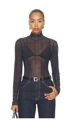 The Mesh Turtleneck in Green. - size S (also in XS, M, L, XL) - Good American - Modalova
