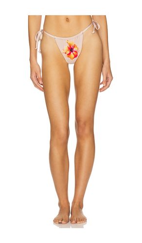 Satin Tiny Ties Bikini Bottom in Yellow. - size L (also in M, S, XL, XS, XXL) - Good American - Modalova