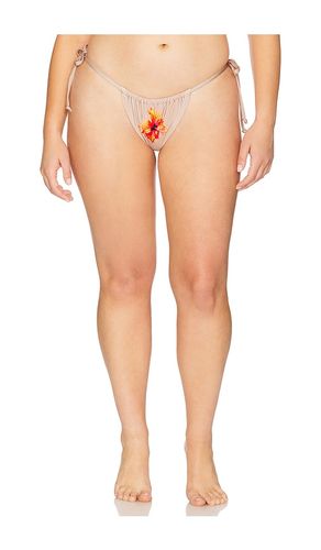Satin Tiny Ties Bikini Bottom in Yellow. - size M (also in XL, XXL) - Good American - Modalova
