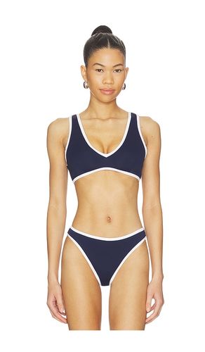 Compression Deep V Bikini Top in Navy. - size M (also in S, XL, XS, XXL) - Good American - Modalova