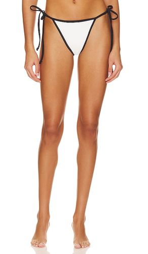 Varsity Triangle Bikini Bottom in White. - size S (also in XL) - Good American - Modalova