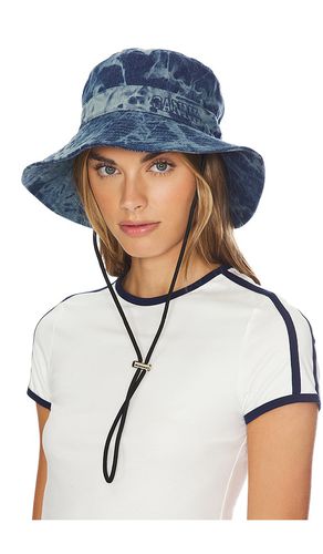 Fisherman Bucket Hat in Blue. - size M/L (also in XS/S) - Ganni - Modalova