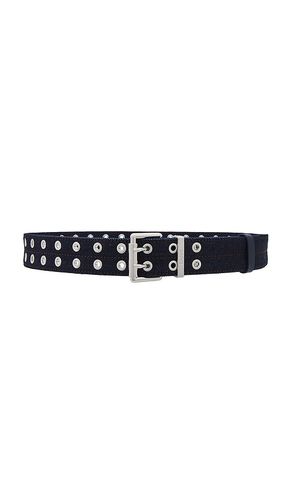 Double Eyelet Belt Denim in . Taglia XS/S - Ganni - Modalova