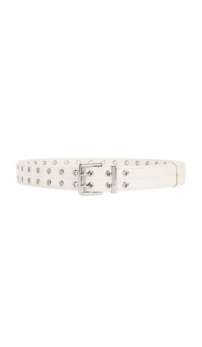 Double Eyelet Belt in Cream. - size XS/S (also in ) - Ganni - Modalova