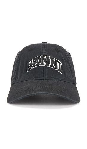 BASE-CAP WASHED CANVAS in - Ganni - Modalova