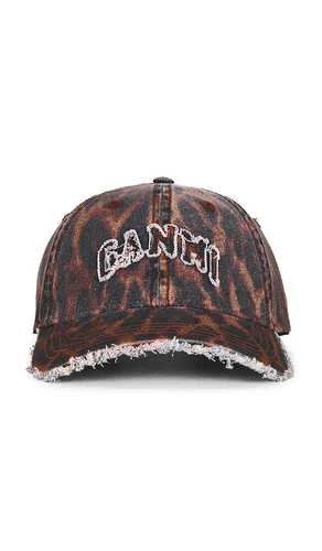 Ganni KAPPE OCELOT in Brown - Ganni - Modalova