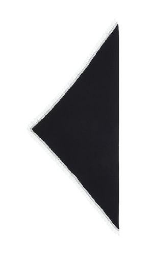 Wool Lace Triangular Scarf in Navy - Ganni - Modalova