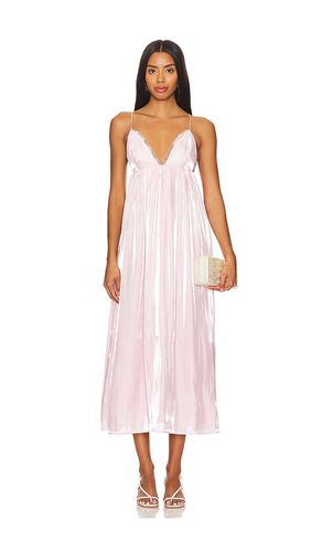 Changeant Strap Dress in Pink. - size 40 (also in 42) - Ganni - Modalova