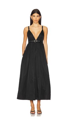 Vestido duchesse nylon strap en color talla 32 en - Black. Talla 32 (también en 34, 36, 38, 40, 42) - Ganni - Modalova