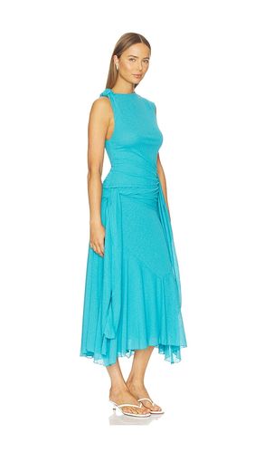 KLEID MARL MESH DRAPED KNOT DETAILING LONG in . Größe 32. Also in 36, 38 - Ganni - Modalova