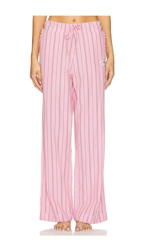 Stripe Cotton Pyjamas Pants in Pink. - size 32 (also in 34, 36, 38, 40, 42) - Ganni - Modalova