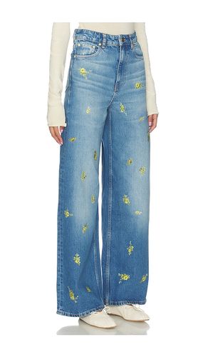 JEANS PRINTED FLOWER DENIM LARI in . Größe 24. Also in 25, 26 - Ganni - Modalova