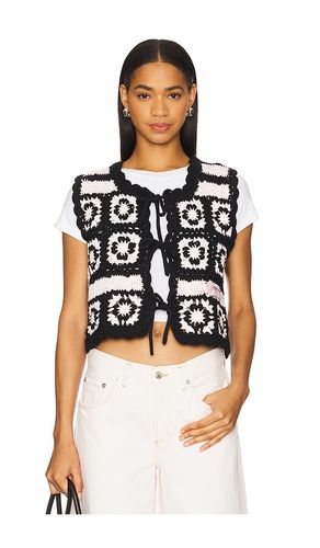 Crochet Vest in Black. - size L (also in M, S, XS) - Ganni - Modalova