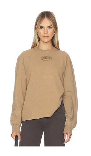 PULLOVER & SWEATSHIRTS FUTURE ESSENTIALS WASHED EFFECT LONG SLEEVE in . Größe S. Also in M, XL - Ganni - Modalova