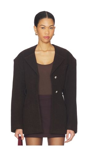 Peacot Wool Fitted Jacket in . Size 34. Also in 36 - Ganni - Modalova