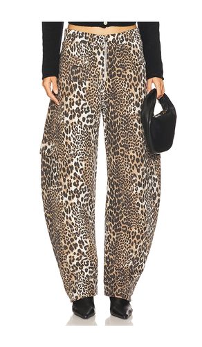 Heavy Fleece Pants in Brown. - size M (also in S, XS) - Ganni - Modalova