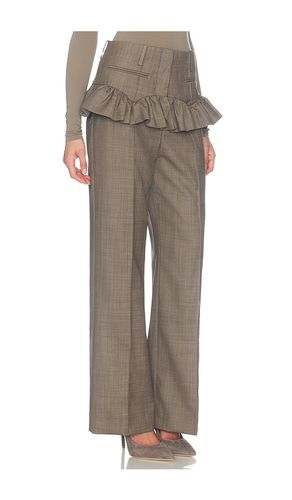 Wool Melange Suiting Skirt Pant in . Taglia 34. Also in 36, 38, 40 - Ganni - Modalova