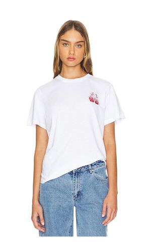 Camiseta relajada gogo en color blanco talla L en - White. Talla L (también en M, S, XL, XS, XXS) - Ganni - Modalova