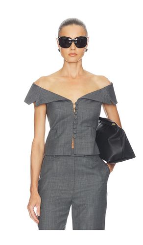WESTE WOOL MELANGE SUITING in . Größe 34. Also in 38 - Ganni - Modalova