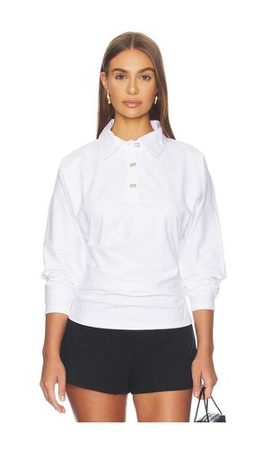 POLOHEMD HEAVY STRETCH JERSEY DRAPED in . Größe XS. Also in S, M, L - Ganni - Modalova